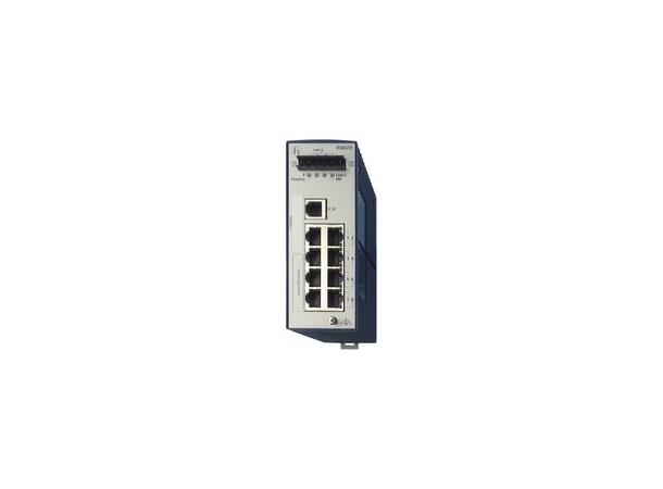 OpenRail RSB20 8xTX-RJ -40-70°C 9,6-60VDC Basic